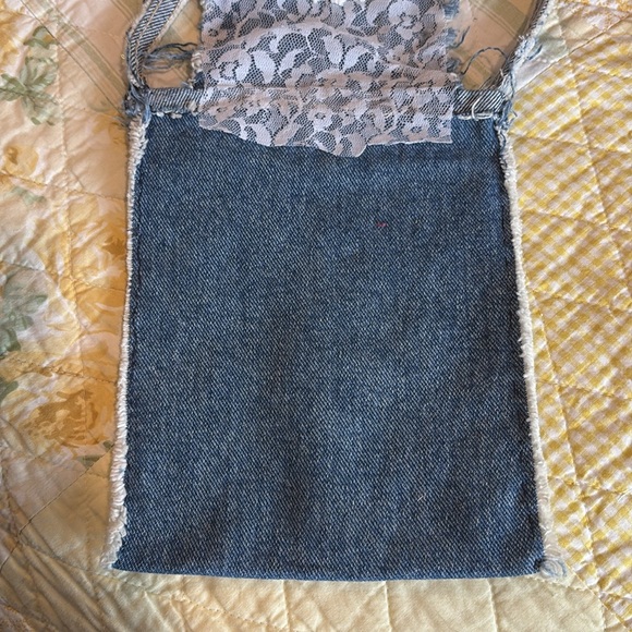 Handmade blue jean bag - Picture 5 of 5